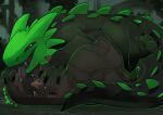 2025 3_toes abdominal_bulge altowovurr ambiguous_feral ambiguous_gender ambiguous_pred ambiguous_prey anthro anthro_prey back_spikes bat belly big_belly big_tail biped black_body black_claws black_eyes black_fur black_hair black_scales black_sclera black_tail black_teeth black_tongue blue_eyes blurred_background blush bodily_fluids claws colored detailed_background digital_media_(artwork) duo feet feral feral_pred fully_inside fur green_body green_horn green_lizard_(rain_world) green_scales green_spikes green_tail hair hi_res horn huge_belly internal lizard lizard_(rain_world) looking_at_viewer lying mammal membrane_(anatomy) membranous_wings multicolored_body multicolored_scales multicolored_tail nude on_front open_mouth oral_vore outside pink_nose quadruped rain_world reptile rumbling_stomach saliva same_size_vore scales scalie shaded side_view smile snaggle_tooth soft_vore sound_effects spikes spikes_(anatomy) tail tally_(tallybat) tapering_tail teeth thick_tail toe_claws toes tongue tongue_out two_tone_body two_tone_scales two_tone_tail videocult vore wings x-ray_view