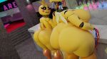 3d_(artwork) animatronic anthro avian bar big_breasts big_butt bird breasts butt chicken collar curvy_figure digital_media_(artwork) duo female five_nights_at_freddy&#039;s five_nights_at_freddy&#039;s_2 galliform gallus_(genus) hi_res impaer_jaster looking_at_another lovetaste_chica machine nipples non-mammal_breasts non-mammal_nipples nude nude_anthro nude_female open_mouth phasianid robot robot_anthro scottgames sharp_teeth tail teeth thick_thighs toy_chica_(fnaf) wide_hips wire withered_chica_(fnaf)