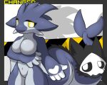 anthro bulletproof-kitty canid canine changed_(video_game) duo female fish fur lin male mammal marine multicolored_body multicolored_fur mythological_creature mythology puro_(changed) scalie yellow_eyes