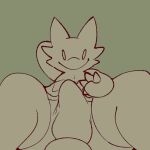  2022 anthro balls_outline bulge clothed clothing erection erection_under_clothing genital_outline kecleon looking_at_viewer male nintendo pok&eacute;mon pok&eacute;mon_(species) solo squishy_(artist) thick_thighs underwear video_games 