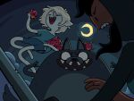 adventure_time alternate_species ambiguous_gender anthro canid canine canis cartoon_network crescent_moon discount-supervillain dot_eyes elemental_creature elemental_humanoid fangs female finn_the_human flora_fauna food food_creature food_humanoid fruit fruit_humanoid fur group hi_res human humanoid humanoid_pointy_ears imminent_vore jake_the_dog leaf living_fruit mammal marceline_abadeer melee_weapon moon open_mouth plant plant_humanoid pointy_ears sharp_teeth simple_eyes sword teeth toony vampire weapon wolf