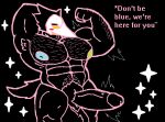 abs anthro arm_hair armpit_hair avian ball_tuft balls big_balls big_pecs big_penis bird blush body_hair chest_hair colored_nipples darkner deltarune dialogue digital_media_(artwork) eyewear felineflustered flexing flexing_bicep flexing_muscles genitals glasses hand_behind_head happy_trail huge_balls male microsoft_paint_(artwork) muscular muscular_male nipples pecs penis pubes short_male solo star swatch_(deltarune) swatchling tail thick_arms throbbing throbbing_penis toned_thighs top_heavy tuft undertale_(series)