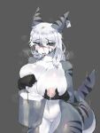 3:4 absurd_res animal_humanoid anthro big_breasts blush bodily_fluids breast_grab breast_squish breasts changed_(video_game) clothing digital_media_(artwork) female fish fish_humanoid genital_fluids genitals gloves goo_creature hand_on_breast handwear hi_res holding_breast huge_breasts humanoid lactating leaking leaking_pussy mammal marine marine_humanoid milk nipple_fetish nipple_pinch nipple_play nipples non-mammal_breasts nude open_mouth pinch pussy_juice_leaking shark shark_humanoid simple_background solo squish stripes tail tiger_shark_(changed) tongue tongue_out unknown_artist vaginal vaginal_fluids white_body