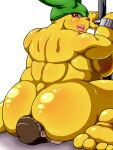 3:4 abs anthro anthro_dominating_human anthro_on_top biceps big_breasts big_butt big_dom_small_sub breasts brown_hair butt cuff_(restraint) dominant dragon_quest duo facesitting facial_scar female female_dominating_male female_on_top front_view gotobeido hair huge_butt human human_on_anthro human_on_bottom interspecies iron_cuffs katana larger_anthro larger_female lips male male/female male_on_bottom mammal melee_weapon metal_cuffs monster musclegut muscular muscular_anthro muscular_female notso_macho nude nude_anthro nude_female nude_human obese obese_anthro obese_female on_bottom on_top overweight overweight_anthro overweight_female red_eyes restraints scar sitting_on_another size_difference smaller_human smaller_male solo square_enix sword thick_lips weapon yellow_body yellow_skin