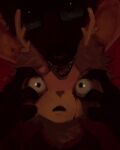 ambiguous_gender anthro beady_eyes blood bodily_fluids duo fur hi_res horror_(theme) looking_at_viewer mouth open_mouth sgawd0g teeth