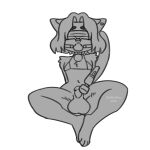1:1 animated anthro ball_gag balls bell bell_collar bikini bikini_top breasts clothing collar felid feline gag genitals gynomorph intersex mammal multiple_piercings odd_(oddbutokay) oddbutokay penile penis piercing sex_toy shaking_legs short_playtime small_breasts small_penis solo swimwear tail_flick twitching two-piece_swimsuit vibrator vibrator_on_penis wand_vibrator