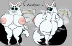 amaverse anthro areola back_boob belly big_areola big_breasts big_butt black_tail blue_eyes bottomless breasts butt cacahuete canid canine canis clothed clothing creepy_smile curvy_figure demon exposed_breasts fangs female female_anthro fingers fluffy fluffy_hair fur gesture hair hammerspace hi_res hidden_buxom huge_breasts huge_butt huge_thighs hybrid ineffective_clothing kemono li89795348 looking_at_viewer mammal model_sheet nipples nude partially_clothed pink_nipples presenting presenting_breasts pseudo_hair short_stack slightly_chubby smile solo standing tail teasing teeth thick_thighs voluptuous white_body wide_hips wolf