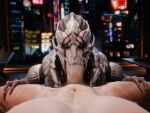 2025 3d_(artwork) 4:3 alien anthro balls big_penis bioware blender_(artwork) bodily_fluids body_hair bodypaint city city_background cityscape claws cum cum_from_nose cum_in_mouth cum_in_nose cum_inside cum_on_body cum_on_face cum_on_penis depth_of_field digital_media_(artwork) duo electronic_arts erection excessive_cum excessive_genital_fluids face_paint fan_character fellatio female female_focus female_on_human female_penetrated first_person_view genital_fluids genitals grabbing_both_legs green_eyes hand_on_leg hi_res human human_on_anthro humanoid_genitalia humanoid_penis interspecies kneeling_oral_position looking_at_viewer male male/female male_on_anthro male_penetrating male_penetrating_female male_pov mammal mandibles mass_effect navel night nipples nude nude_anthro nude_male open_mouth oral orgasm penetration penile penis penis_in_mouth pubes pupils saliva saliva_string seurat sex slit_pupils spread_legs spreading turian vein veiny_penis xenophilia