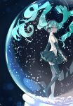  1girl absurdres aqua_eyes aqua_hair aqua_necktie black_shoes black_skirt black_sleeves boots collared_shirt commentary_request detached_sleeves full_body hair_between_eyes hatsune_miku hatsune_miku_(vocaloid3) highres kotatsukarakita long_hair long_sleeves looking_at_viewer necktie partial_commentary pleated_skirt shirt shoes skirt sleeveless sleeveless_shirt snow_globe solo thigh_boots tie_clip twintails very_long_hair vocaloid white_shirt 