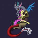 anthro bat bite blood bodily_fluids chimera discord_(disambiguation) draconequus equid equine female feral flutterbat_(mlp) fluttershy_(mlp) flying friendship_is_magic hasbro horse madaraoluv2 male mammal mankokat my_little_pony pony vampire