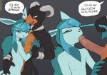 2025 5_fingers anthro anthro_on_anthro anthro_penetrated anthro_penetrating anthro_penetrating_anthro anthrofied biped blue_body blue_eyes blue_fur blue_hair countershade_fur countershade_torso countershading digital_media_(artwork) eeveelution english_text erection fingers fur generation_2_pokemon generation_4_pokemon genitals glaceon grey_body grey_fur hair hi_res horn houndoom humanoid_genitalia humanoid_penis looking_at_another looking_down looking_down_at_another male male/male male_penetrated male_penetrating male_penetrating_male nintendo nude nude_anthro nude_male open_mouth open_smile orientation_play penetration penis penis_in_mouth pokemon pokemon_(species) pokemorph ponytail red_eyes sealer4258 sealer_(sealer4258) sex smile teeth text tongue