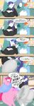 2025 5_panel_comic absurd_res anthro big_breasts big_butt blue_body blue_fur bottomwear breasts butt butt_jiggle butt_slap butt_smack cleavage clothed clothing comic cookie describing_butt detailed_background dialogue digital_media_(artwork) embarrassed equid equine female food friendship_is_magic fur grope group hair hasbro hi_res horn huge_breasts huge_butt hyper hyper_butt jiggling looking_at_another looking_at_another&#039;s_butt magic mammal masterj291 multicolored_hair my_little_pony mythological_creature mythological_equine mythology onomatopoeia overweight overweight_female pegasus pink_body pink_fur pink_hair pinkie_pie_(mlp) purple_hair rainbow_dash_(mlp) rainbow_hair rarity_(mlp) shocked shorts slap slightly_chubby slightly_chubby_female sound_effects spanking speech_bubble text thick_thighs trio unicorn white_body white_fur wings