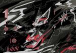 2017 abstract_background alternative_fashion ambiguous_gender anthro cigarette digital_drawing_(artwork) digital_media_(artwork) domestic_cat felid feline felis fur grey_body grey_fur guitar holding_guitar holding_musical_instrument holding_object mammal microsoft_paint_(artwork) musical_instrument naircat plucked_string_instrument punk red_nose restricted_palette smoke solo string_instrument