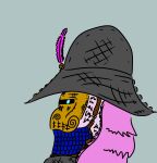 absurd_res ambiguous_gender anthro armor headgear hellatin helmet hi_res lagomorph leporid mammal mask medieval_fantasy rabbit solo