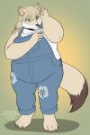  2022 5_fingers anthro breasts canid canine clothed clothing digital_media_(artwork) eyebrows eyelashes female fingers fox fur hair hi_res kittydee mammal overweight simple_background solo 