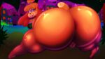 16:9 4k absurd_res animal_crossing anthro anus barely_visible_anus big_butt black_eyes blonde_hair bottomless breasts butt canid canine canis clothed clothing crouching dipstick_tail domestic_dog female genitals hair hi_res huge_butt hyper hyper_butt illis isabelle_(animal_crossing) looking_at_viewer looking_back mammal markings nintendo open_mouth pussy shih_tzu solo tail_markings thick_thighs topwear toy_dog video_games widescreen yellow_body 