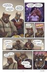  abs absurd_res aldrich_haynes_(thepurp) anthro apron blake_harper_(thepurp) bodily_fluids bovid bovine bulge canid canine canis cattle clothing comic dialogue dobermann domestic_dog embarrassed eyes_closed felid finn_(thepurp) flashback food group headpat hi_res horn husky lagomorph leporid lion male male/male mammal marcus_(thepurp) muscular muscular_male nordic_sled_dog open_mouth pantherine pinscher rabbit sandwich_(food) smile sound_effects speech_bubble spitz stripper suid suine surprised sus_(pig) sweat sweatdrop thepurp topwear tusks vest wild_boar 
