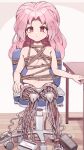  android highres keyboard_(computer) maico_2010 mechanical_parts moyunori nude pink_hair red_eyes rope table wire 