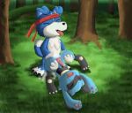  331547 ambiguous_fluids anal anthro bandai_namco bodily bodily_fluids crossover cum digimon digimon_(species) duo gaomon genital_fluids low_res male male/male nintendo pok&eacute;mon pok&eacute;mon_(species) riolu sex shiromon thumbnail tinytoonfan9 video_games 