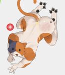 2025 5_fingers absurd_res all_fours anthro big_butt black_pawpads butt butt_tattoo calico_cat clothed clothing domestic_cat english_description epic_games felid feline felis fingers footprint fortnite fur g-string hi_res male mammal meowscles open_mouth orange_body orange_fur pawpads pawprint pawprint_tattoo rasetaa simple_background solo spank_marks tail tattoo thong thong_only topless underwear underwear_only white_background white_body white_fur yellow_clothing yellow_thong yellow_underwear