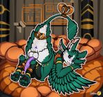 3_fingers 4_ears 4_toes accessory anthro anus avali avian avisheart balls barefoot bed black_claws black_eyes black_pawpads black_toe_claws bodily_fluids butt claws clothing detailed_background dripping ear_piercing ear_ring feathered_wings feathers feet finger_claws fingers furniture genital_fluids genitals gift green_body green_feathers green_fingers hi_res legwear looking_at_viewer looking_back looking_back_at_viewer male multi_ear multicolored_body nude on_bed pawpads paws piercing pillow precum precum_drip presenting presenting_anus presenting_balls ring_piercing smile solo stockings tail tail_aside toe_claws toes tuft white_body white_feathers winged_arms wings y_anus