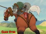  angry animal_genitalia animal_penis animal_pussy anus bdsm big_butt bondage bound bridle brown_body brown_fur butt canid canine canine_penis canis duo epona_(tloz) equid equine equine_pussy erection female feral fur game_over gameplay_mechanics genitals grey_body grey_fur horse knot larger_female link_(wolf_form) looking_back male male/female mammal mcfan muzzle_(object) muzzled nintendo pawpads paws penis puffy_anus pussy rear_view rope size_difference smaller_male the_legend_of_zelda video_games wolf 