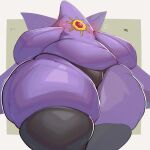 anthro asterozoan bashful belly big_butt bikini blush blush_lines butt clothing echinoderm female female_feral female_focus female_pokemon feral game_freak gem generation_1_pokemon generation_9_pokemon hi_res huge_butt legging legwear lightmizano marine mega_evolution mega_starmie nintendo organs overweight pokemon pokemon_(species) purple_body red_jewel slightly_chubby slightly_chubby_female solo starfish starmie stockings stockings_thigh_highs stomach swimwear thick_thighs two-piece_swimsuit weight_gain wide_hips