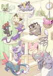 2025 alolan_form alolan_meowth ambiguous_gender anthro beard black_body black_fur blue_eyes brown_body brown_fur cardboard cat_tree claws climbing clock curtains espurr eyelashes eyes_closed facial_hair fangs felid feline feral finger_claws footprint fur galarian_form galarian_meowth generation_1_pokemon generation_2_pokemon generation_3_pokemon generation_4_pokemon generation_5_pokemon generation_6_pokemon generation_7_pokemon generation_8_pokemon generation_9_pokemon glameow green_body green_eyes green_fur grey_body grey_fur group hi_res hisuian_form hisuian_sneasel hoppip horn litten lying mammal meowth metapod mouse muraselelait murid murine nintendo on_front open_mouth pawpads pawprint paws pink_body pink_eyes pink_fur pink_sclera plant pokemon pokemon_(species) purple_body purple_eyes purple_fur purrloin red_eyes regional_form_(pokemon) rodent signature simple_background skitty sleeping sneasel snorlax sprigatito tail tan_body teeth toe_claws tongue toothy_grin toy whiskers yarn yellow_eyes yellow_sclera