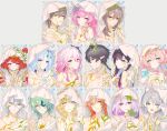  5boys 6+girls aglaea_(honkai:_star_rail) anaxa_(honkai:_star_rail) animal_ears aqua_eyes aqua_hair black_hair blonde_hair blue_eyes blue_hair breasts caelus_(honkai:_star_rail) castorice_(honkai:_star_rail) cat_ears cerydra_(honkai:_star_rail) chrysos_heirs_(honkai:_star_rail) cipher_(honkai:_star_rail) closed_mouth commentary_request cross-shaped_pupils cyrene_(honkai:_star_rail) dan_heng_(honkai:_star_rail) dan_heng_(imbibitor_lunae)_(honkai:_star_rail) dragon_horns drill_hair evernight_(honkai:_star_rail) eyepatch gradient_hair grey_hair highres honkai:_star_rail honkai_(series) hood hood_up horns hyacine_(honkai:_star_rail) hysilens_(honkai:_star_rail) kkopoli korean_commentary long_hair march_7th_(honkai:_star_rail) matching_outfits multicolored_hair multiple_boys multiple_girls mydei_(honkai:_star_rail) open_mouth orange_hair phainon_(honkai:_star_rail) pink_hair pointy_ears purple_eyes purple_hair red_eyes red_hair short_hair stelle_(honkai:_star_rail) symbol-shaped_pupils trailblazer_(honkai:_star_rail) tribbie_(honkai:_star_rail) twin_drills twintails veil white_hair white_hood white_veil yellow_blood yellow_eyes 