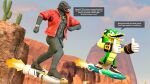 16:9 3d_(artwork) 4k absurd_res anthro bottomless bottomless_anthro bottomless_male clothed clothing desert dialogue digital_media_(artwork) duo epic_games exhibitionism extreme_gear feral flaccid fortnite genitals hi_res hoverboard humanoid male meteorsmash nude parody penis public public_exposure public_nudity race sega sonic_racing:_crossworlds sonic_riders sonic_the_hedgehog_(series) thunder_(fortnite) vector_the_crocodile widescreen