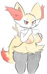  absurd_res anthro areola belly braixen breasts clothing female fluffy fluffy_chest fluffy_ears fluffy_tail fur genitals hi_res legwear lhacedor looking_at_viewer nintendo nipples nude pok&eacute;mon pok&eacute;mon_(species) pussy red_eyes solo tan_areola tan_nipples thick_thighs thigh_highs video_games wide_hips yellow_body yellow_fur 