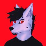  anthro canid canine canis darkito420 darkito_(character) digital_media_(artwork) hi_res male mammal smile solo wolf 