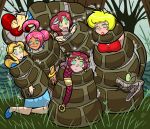 blonde_hair coiling coiling_around_body female forest group hair hi_res human hypnosis hypnotic_eyes imminent_vore kaa_(jungle_book) looking_at_viewer madonna_garnet maggotmike mammal maria_robotnik merlina_the_wizard mind_control one_eye_closed pink_hair plant princess_elise_the_third purple_hair red_hair reptile sally_acorn scalie sega shahra_genie_of_the_ring snake sonic_and_the_black_knight sonic_and_the_secret_rings sonic_storybook_series sonic_the_hedgehog_(series) the_jungle_book tree wink winking_at_viewer