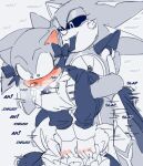  anal anthro arrow_hearted blush clothed clothing crossdressing duo maid_uniform male male/male neo_metal_sonic sega sonic_the_hedgehog sonic_the_hedgehog_(series) steam uniform 