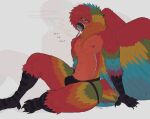  anthro avian beak bird blunt bulge clothed clothing drugs eyebrow_piercing facial_piercing feathered_wings feathers jockstrap jockstrap_only macaw male marijuana multicolored_body multicolored_feathers multicolored_tail neotropical_parrot nipple_piercing nipples non-mammal_nipples parrot piercing rainbow_body rainbow_feathers rainbow_tail red_body red_feathers scuted_arms scuted_legs scutes shirtless_anthro shirtless_male smoking smoking_marijuana solo tail topless true_parrot underwear underwear_only wings wobbybones 
