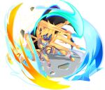  1girl absurdres aizeis alternate_costume armor armored_boots assault_visor belt biometal blonde_hair body_armor bodystocking bodysuit boots breasts chest_jewel ciel_(mega_man) coattails commission commissioner_upload covered_navel crown energy extra_eyes fighting_stance forehead_jewel full_body gauntlets gloves green_eyes highres knee_pads long_hair mask mechanical_ears mechanical_wings mega_man_(series) mega_man_zero_(series) mega_man_zx model_w_(mega_man) non-web_source petite ponytail shorts small_breasts solo tailcoat thighs tiara transparent_background wings 