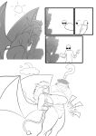 2026 anon anthro before_and_after big_breasts breasts clay clothed clothing cloud comic crescent_moon disney eyes_closed eyewear felid female gargoyle gargoyles goliath_(gargoyles) group hair hammer hi_res huge_breasts line_art lion maggie_reed_(gargoyles) male mammal monochrome moon mutate_(gargoyles) necrolepsy nipple_outline pantherine question_mark sculpture statue stone_statue stretching sun sunglasses tail thick_thighs tools trio wide_hips wings