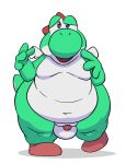  balls big_balls big_butt butt crushpepper genitals hi_res huge_balls huge_butt looking_at_viewer mario_bros nintendo nude open_mouth tagme video_games wide_hips wings yoshi 