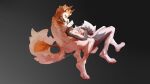  canid canine canis dragon duo female female/female hi_res humanoid male mammal wolf x1aoyaoya 