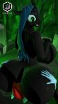  absurd_res anthro anthrofied arthropod big_breasts big_butt breasts butt changeling equid equine fangs female female/female friendship_is_magic green_eyes green_theme hasbro hi_res horse huge_breasts huge_butt lucy_moon mammal my_little_pony pony queen_chrysalis_(mlp) rainbow_dash_(mlp) 