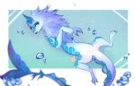  aquatic_dragon asian_mythology blue_body claws disney dragon female feral fur horn mammal marine mythology purple_body purple_eyes purple_fur raya_and_the_last_dragon sisu_(ratld) solo tylerayrton 