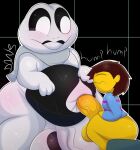  age_difference amphibian anthro balls bandanna belly belly_grab big_balls big_butt big_penis blush blush_lines bodily_fluids butt duo eyes_closed frisk_(undertale) frog froggert_(plushtrapboyuwu) froggit genitals grabbing_belly hair hi_res huge_balls huge_penis human humanoid_genitalia humanoid_penis kerchief male male/male mammal multicolored_body navel_fetish navel_penetration nude older_penetrated open_mouth open_smile overweight overweight_anthro overweight_male penetration penis penis_size_difference plushtrapboyuwu scarf simple_background size_difference small_but_hung small_dom_big_sub smile sweat sweaty_balls sweaty_belly sweaty_genitalia sweaty_legs sweaty_thighs thick_thighs two_tone_body undertale undertale_(series) vein veiny_penis video_games wide_hips yellow_body yellow_skin young younger_human 