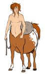  andromorph appaloosa_(marking) centaur crowewra equid equid_taur equine freckles hair hi_res humanoid_taur intersex leg_markings mammal mammal_taur markings pregnant pregnant_intersex red_hair rope sack socks_(marking) taur teats udders 