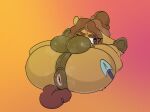 2025 anus balls big_butt bodily_fluids brown_anus brown_balls brown_body brown_fur brown_hair brown_hooves brown_tail butt cutie_mark equid equine feral friendship_is_magic fur gafftopsail genitals gradient_background hair hasbro hi_res hooves horse male mammal musk musk_cloud my_little_pony pink_anus pink_eyes presenting presenting_balls presenting_crotch presenting_hindquarters puffy_anus rear_view simple_background solo sweat sweaty_anus sweaty_balls sweaty_genitalia tail trowel_hooffield_(mlp)