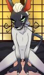 a_hat_in_time anthro belly cowgirl_position dominant dominant_female duo empress_(ahit) felid feline female flat_chested from_front_position genitals heterochromia hi_res human impstripe male male/female mammal mature_female on_bottom on_top scar sex