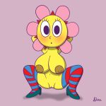 areola big_areola big_breasts blush breasts clothing crouching curvy_figure erect_nipples female flower footwear genitals hands_behind_head hi_res high_heels huge_breasts humanoid kamirappa legwear looking_at_viewer nipples nude nude_female parappa_the_rapper pattern_clothing pattern_legwear pattern_stockings plant shoes solo sony_corporation sony_interactive_entertainment spread_legs spreading squatting_pose stockings striped_clothing striped_legwear striped_stockings stripes sunny_funny um_jammer_lammy voluptuous voluptuous_female vulva yellow_body 