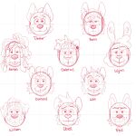 anton_(p_rindustries) canid canine canis chuck_(p_rindustries) dexter_(p_rindustries) dobermann domestic_cat domestic_dog ear_piercing facial_hair facial_piercing felid feline felis flesh_tunnel fred_(p_rindustries) frown gale_(p_rindustries) gauged_ear guide_lines headshot_portrait herding_dog hi_res kevin_(p_rindustries) labret_piercing lagomorph leporid lip_piercing male mammal mature_male mustache osmond_(p_rindustries) p_rindustries pantherine pastoral_dog piercing pinscher pompadour portrait rabbit sheepdog sketch smile tongue tongue_out will_(p_rindustries) wilt_(p_rindustries) wynn_(p_rindustries)