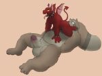  2026 anal animal_genitalia anthro balls biped bracelet brown_body brown_fur canid canine collar digital_media_(artwork) duo erection fire_imp_(terraria) fur genital_slit genitals hi_res hooves horn humanoid_genitalia humanoid_penis imp jewelry larger_male larger_sub male male/male mammal membrane_(anatomy) membranous_wings multicolored_body multicolored_fur nude_anthro nude_male oekanuki oral orange_eyes owen_(oekanuki) penis raccoon_dog red_body rimming sex size_difference smaller_male spade_tail spiked_bracelet spiked_collar spikes submissive tail tan_body tan_fur tanuki terraria tongue tongue_out wings yellow_sclera 