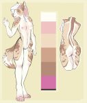 2015 anthro breasts canid canine canis colored_nails domestic_dog female fox_on_mushrooms fur genitals hair hi_res mammal model_sheet multicolored_body multicolored_fur multicolored_hair nails nude pink_eyes pink_nose pussy reign_(scfiii) shaded simple_background simple_shading solo spots spotted_body spotted_fur unknown_artist white_nails 