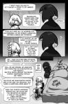  2025 4_eyes absurd_res andre_(cuchuflin) arachnid arthropod braided_hair clothed clothed_female clothed_human clothed_humanoid clothed_male clothing comic cuchuflin detailed_background dialogue digital_drawing_(artwork) digital_media_(artwork) english_text female female_human feral generation_2_pokemon generation_5_pokemon greyscale group hair hi_res human humanoid long_hair male male_humanoid mammal monochrome multi_eye nintendo pokemon pokemon_(species) quadruped scolipede size_difference speech_bubble spinarak talking_to_another tamara_(cuchuflin) text under_covers 